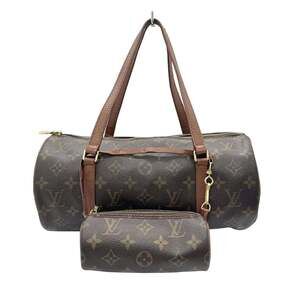 LOUIS VUITTON Authentic Brown Monogram Papillon 30 Pouch